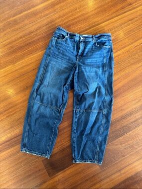 LOFT Dark Blue Relaxed Women's Jeans